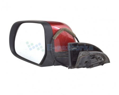 Зеркало левое (красное) без подогрева NISSAN LEAF  (10-17) 96302-3NA0A