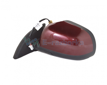 Зеркало левое (бордовое) NISSAN LEAF 96302-4NC0D
