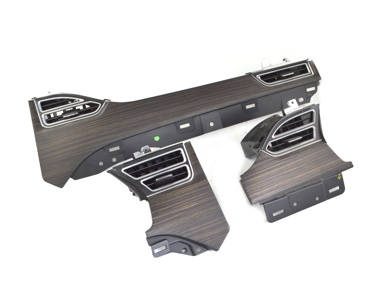 Декоративная накладка торпеды комплект 3 шт с воздуховодами WOOD OPEN PORE HORIZON TESLA MODEL S,SR