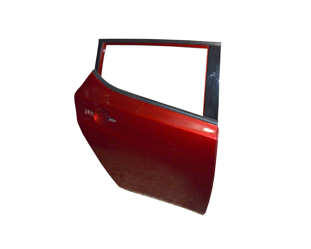 Дверь задняя правая (красная) Nissan Leaf 2018