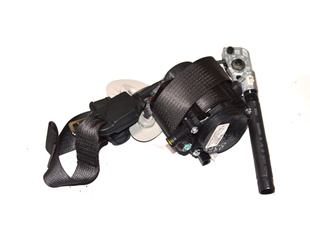 Ремень безопасности с регулятором передний правый (ВОССТАНОВЛЕННЫЙ) TESLA MODEL 3 1081279-01-G