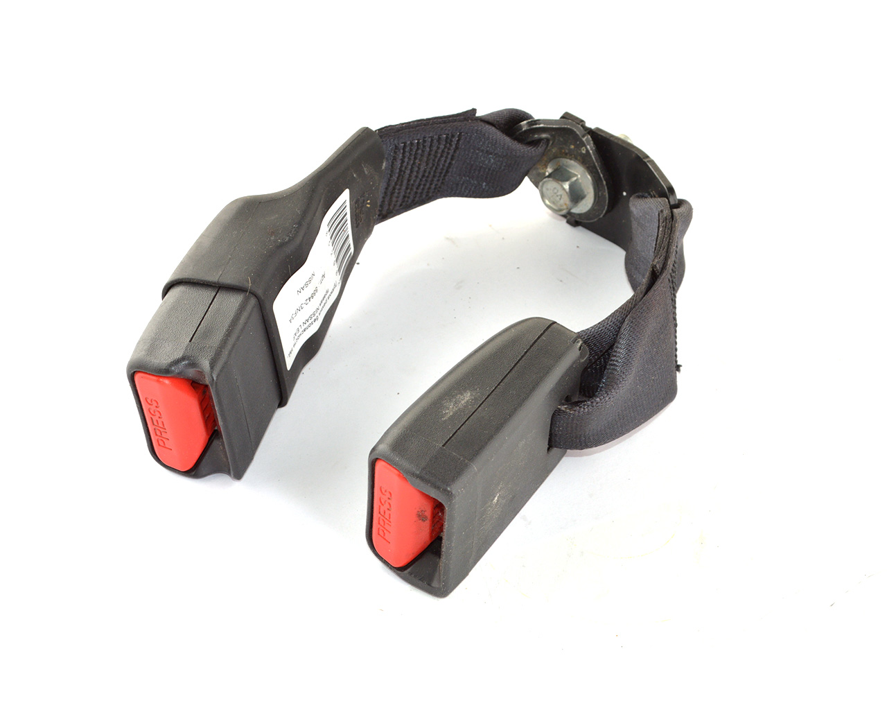 Пряжка ремня безопасности зад., правая (черная) NISSAN LEAF