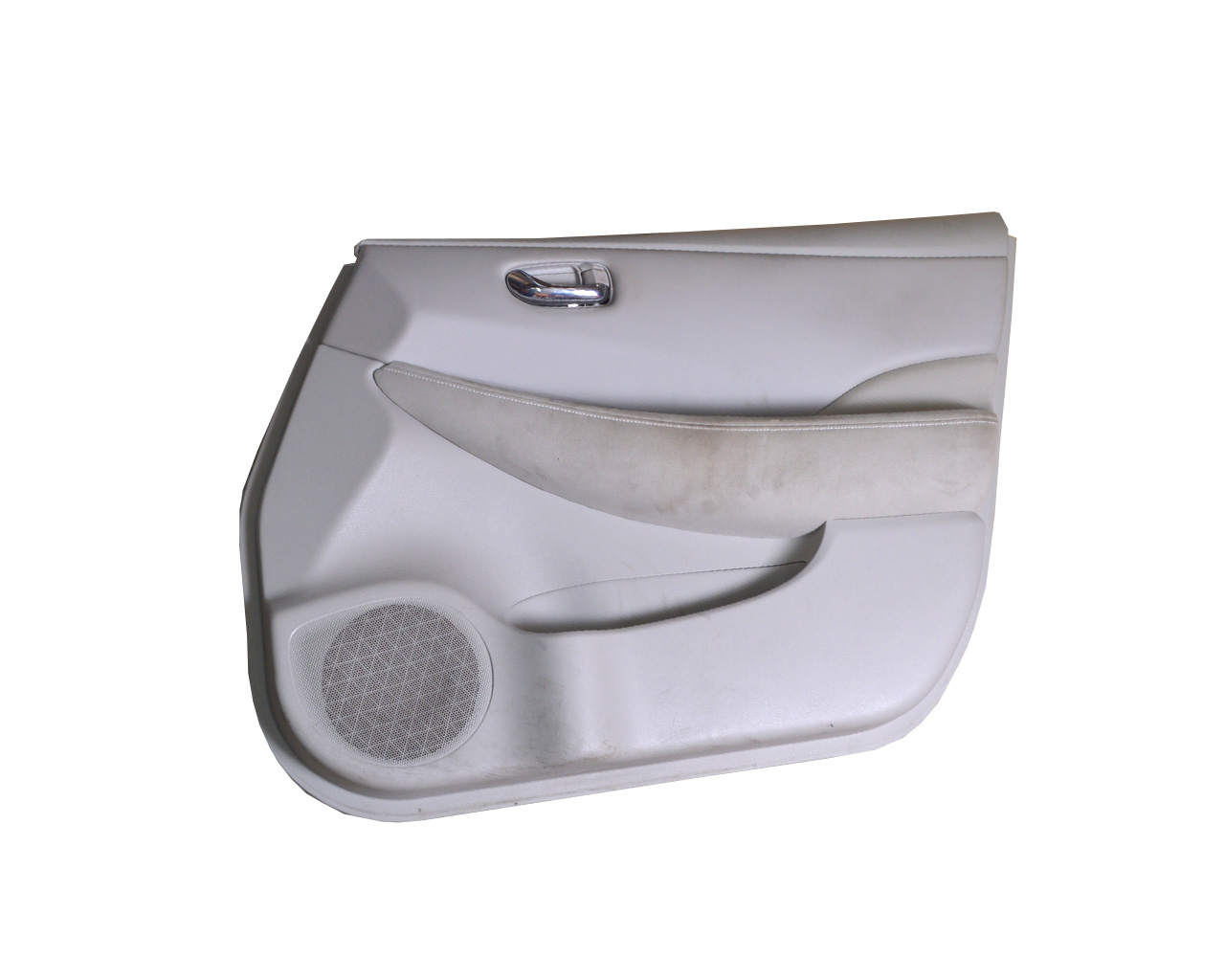 Обшивка двери (карточка) передняя правая (бежевая) NISSAN LEAF 2011-2013 80900-3NA0A / 80922-3NA0A