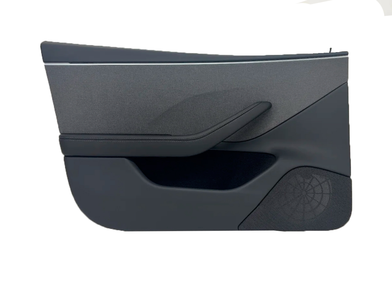 Обшивка передней левой двери чёрная  TESLA MODEL 3 HIGHLAND 1776730-20-E 1776730-28-B 1983171-28-B