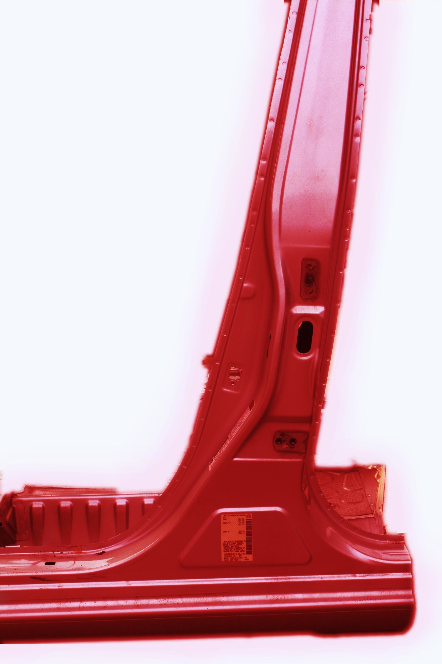 Стойка кузовная центральная левая NISSAN LEAF