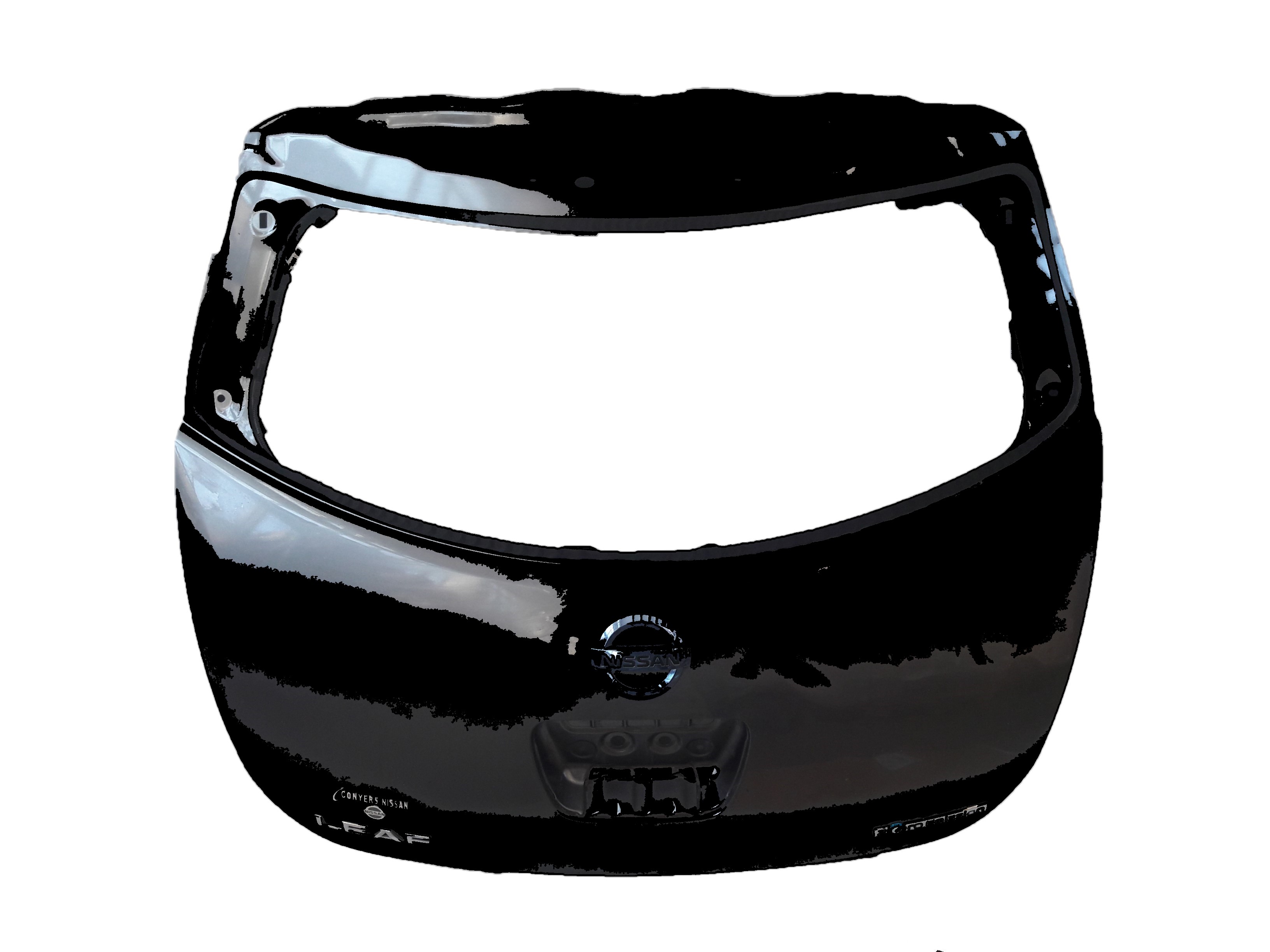 Дверь багажника (черная) NISSAN LEAF