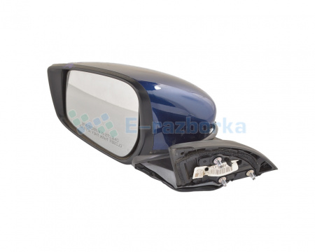 Зеркало левое (синее) Nissan Leaf 2018 S