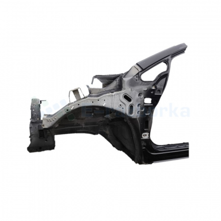 Четверть передняя левая черная Nissan Leaf 2018