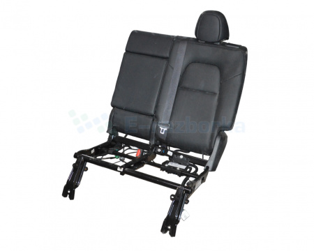 Сиденье заднее левое верхняя часть 2 ряда (PUR BLACK) TESLA MODEL Y  3907891-T1-A