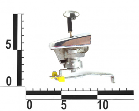 Личинка ручки водительской двери с ключом, внешняя (хром.) NISSAN LEAF