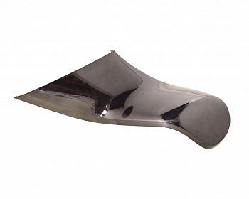 Накладка 2-го ряда сидений левая внутренняя  (хром) TESLA MODEL X 1062963-00-B