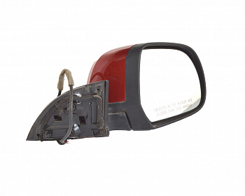 Зеркало правое (красное) без подогрева  NISSAN LEAF  (10-17) 96301-3NA0A