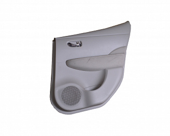 Обшивка двери (карточка) задняя правая (бежевая) NISSAN LEAF 2011-2013 82900-3NA0A / 82922-3NA0A