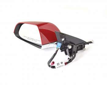 Зеркало левое (красное) TESLA MODEL 3