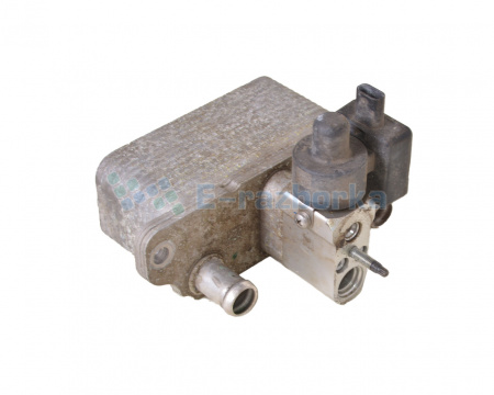 Теплообменник (CHILLER) с клапаном в сборе TESLA MODEL X 1037357-00-G / 1039040-00-G