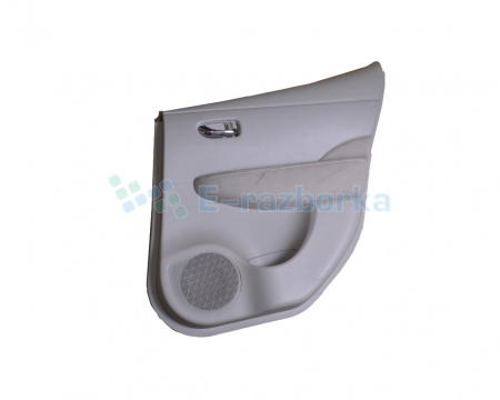 Обшивка двери (карточка) задняя правая (бежевая) NISSAN LEAF 2011-2013 82900-3NA0A / 82922-3NA0A