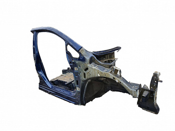 Четверть передняя правая с центральной стойкой  синяя Nissan Leaf 2018